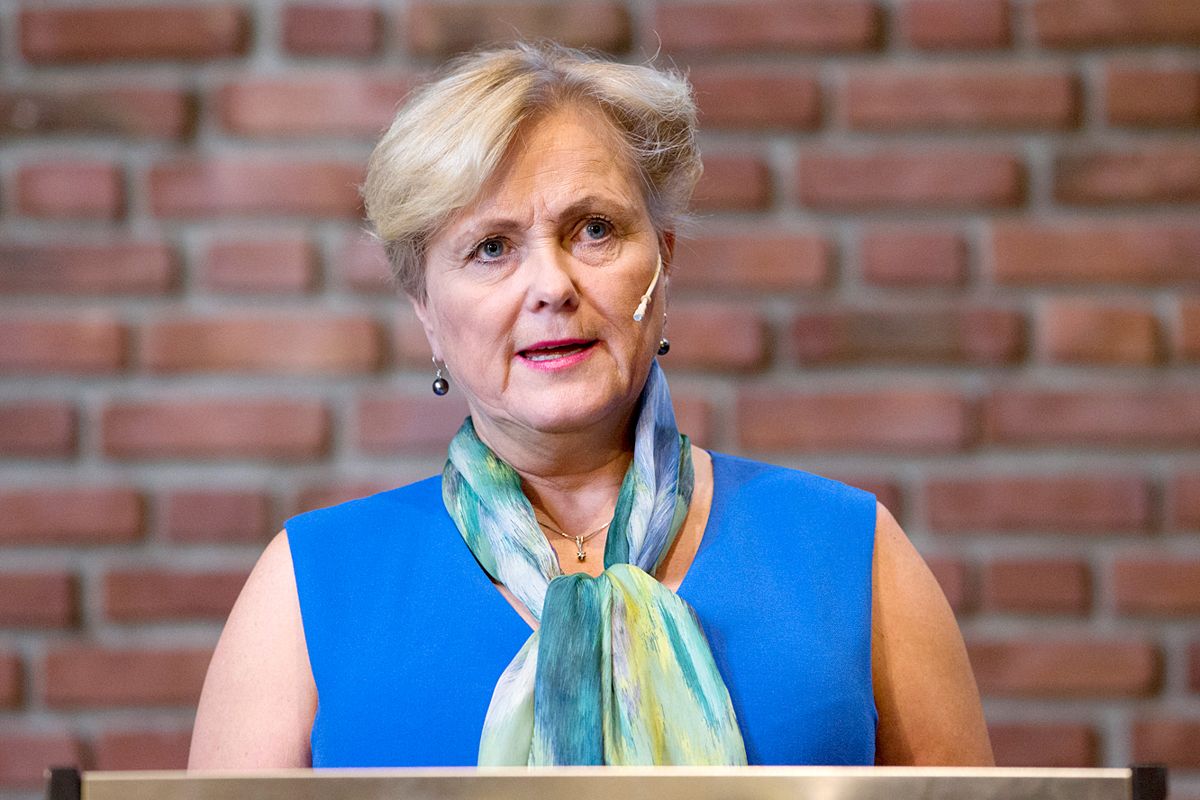 Kulturminister Thorhild Widveys (H) omlegging av Den kulturelle skolesekken bekymrer. Foto: Håkon Mosvold Larsen / NTB scanpix