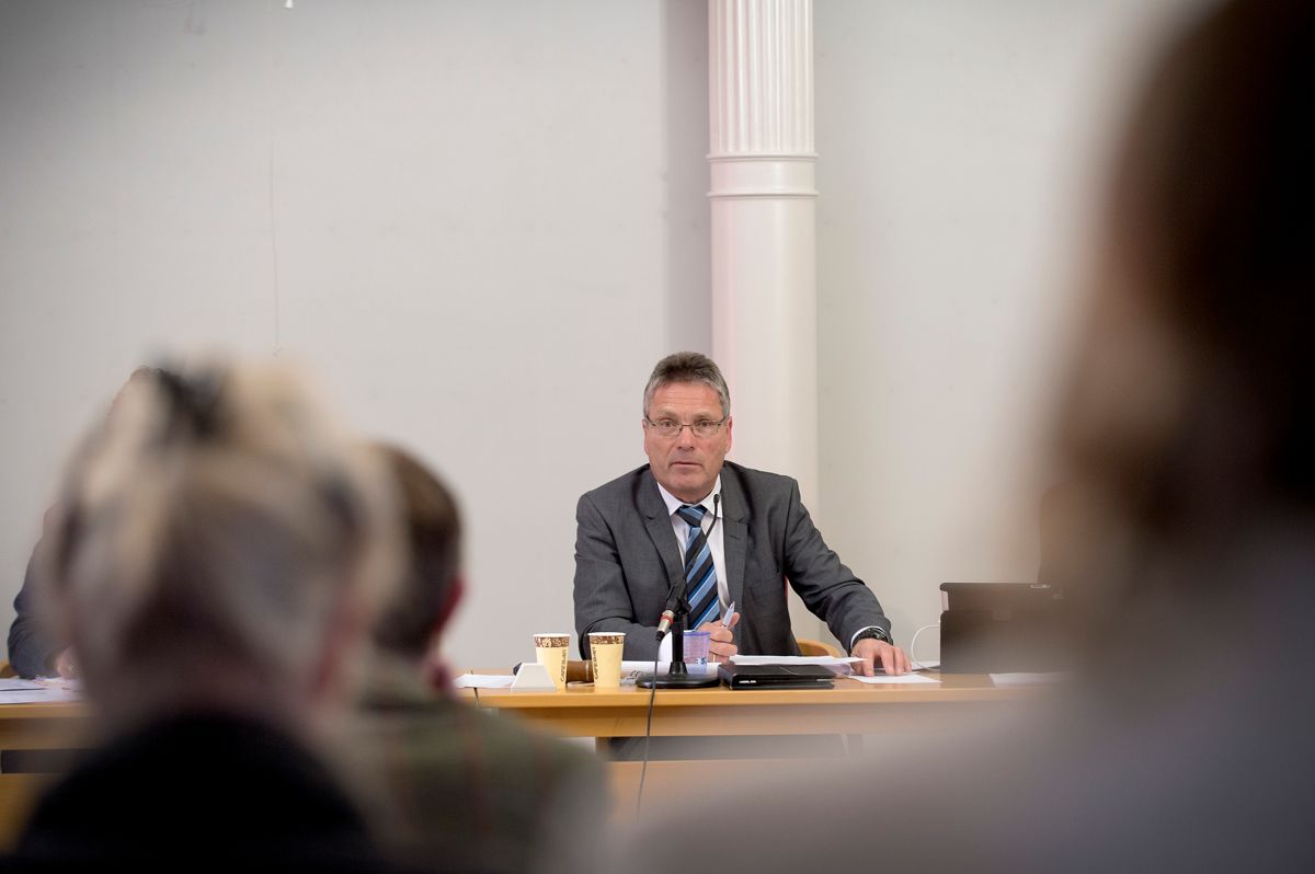 Ordfører Thor Edquist i Halden har gitt nominasjonskomiteen beskjed om at han ønsker å være Høyres ordførerkandidat også i 2015. Arkivfoto: Joakim S. Enger