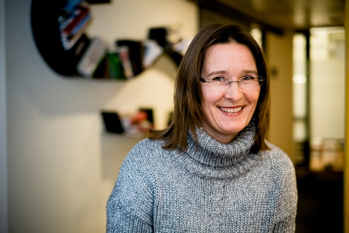 Britt Sofie Hestvik kan glede seg over at Kommunal Rapport har en solid økonomi. Foto: Magnus Knutsen Bjørke