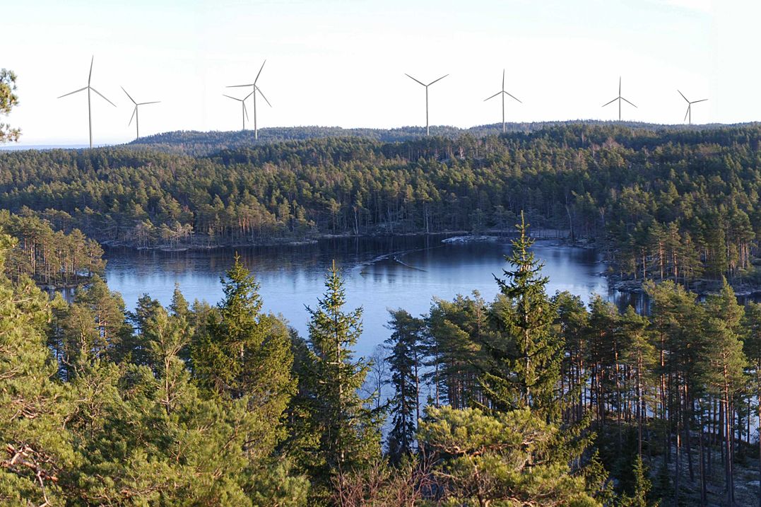 NVE sa fredag nei til utbygging av Kjølen vindpark i de verdifulle naturområdene i Vetsfjella. Illustrasjon fra konsesjonssøknaden