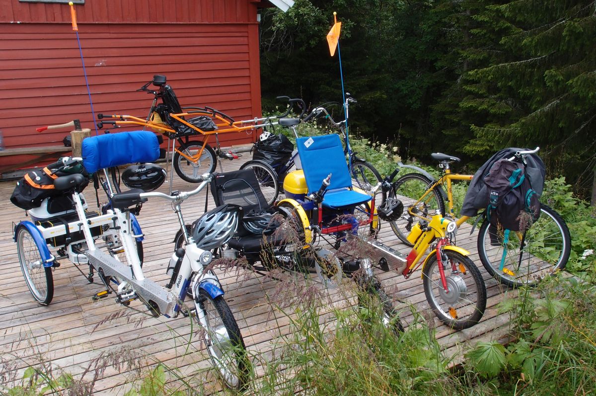 En rekke sykler med hjelpemotorer formidlet av Nav er ifølge Vegdirektoratet ulovlige å kjøre med. (Foto: Ivar Kvistum).