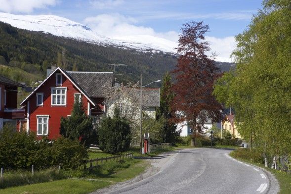 Slik ser det vanligvis ut i Utvik i Nordfjord. Foto: Tore Wuttudal / NN / Samfoto
