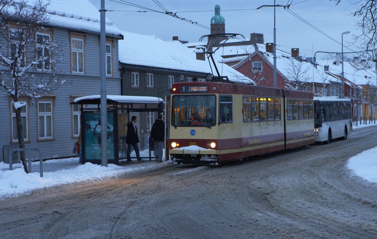 Prisen på det rimeligste månedskortet i Trondheim har gått ned med 200 kroner på fire år. Foto: Tore Wuttudal, Scanpix