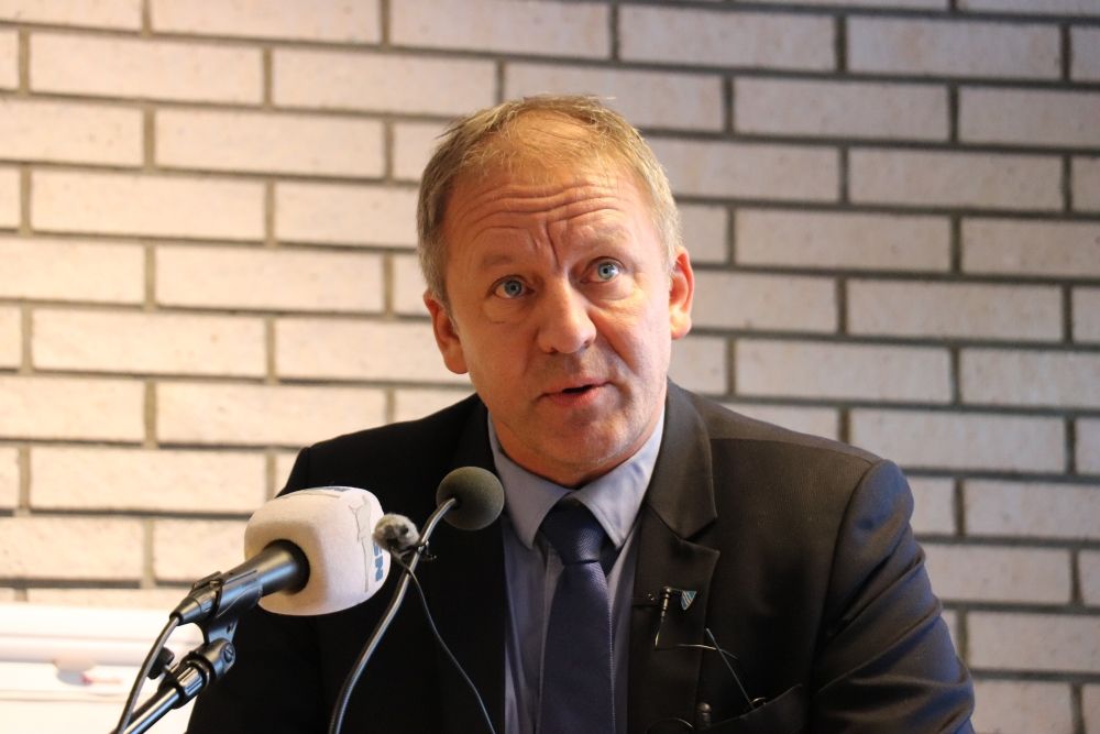 Geir Inge Sivertsen (H), tidligere ordfører i Lenvik, lever farlig som fiskeriminister. Foto: Ole Petter Pedersen
