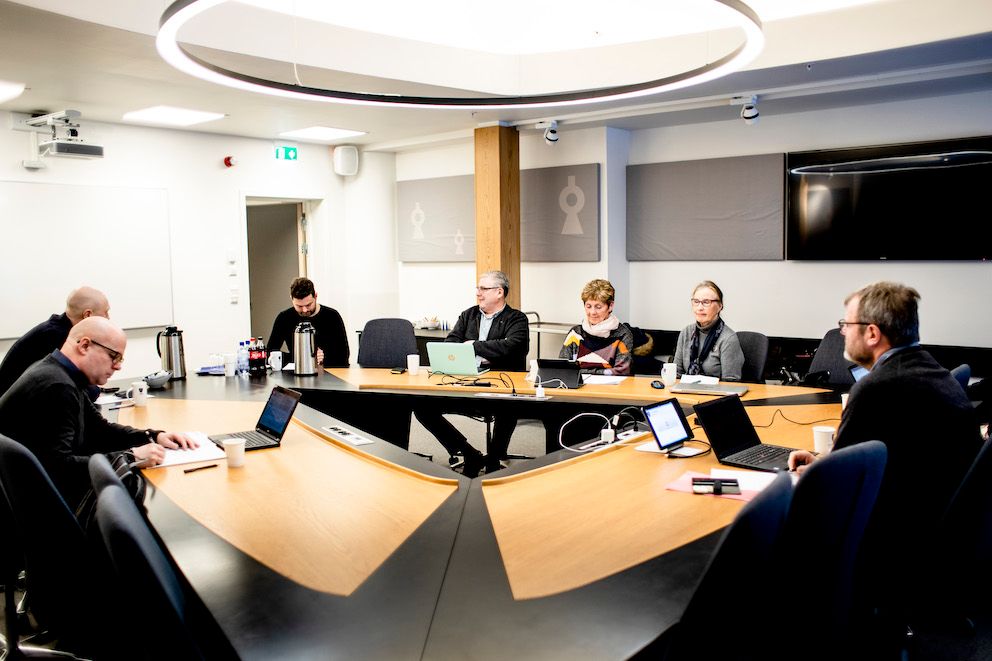 Kontrollutvalget i Ullensaker møttes sist uke. Foto: Magnus Knutsen Bjørke