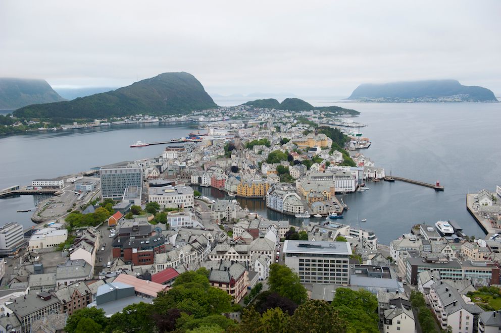 Ålesund er en av de mest framtidsrettede byene, ifølge Multiconsults byindeks. Foto: Terje Lien