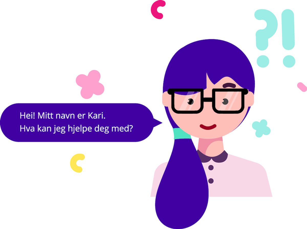 Kommune Kari svarer feil på 9 prosent av spørsmålene som hun får.