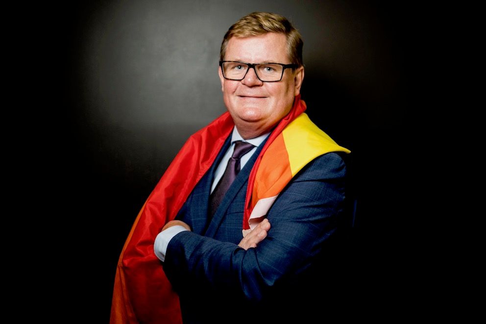 Harald Furre (H) fikk prisen Årets kommuneprofil i kategorien ordfører i fjor for sin tydelige støtte til homofiles rettigheter. Foto: Magnus K. Bjørke