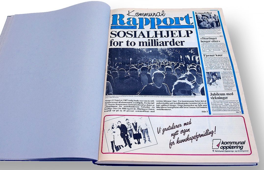 Denne uka var det 30 år siden første utgave av Kommunal Rapport kom ut.