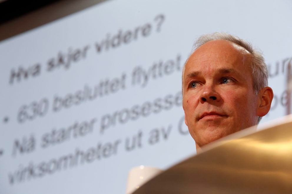 Regjeringen og kommunalminister Jan Tore Sanners utflyttingsplaner blir som litt symbolsk avlat, mener Jan Sandal. Foto: Torstein Bøe, NTB scanpix