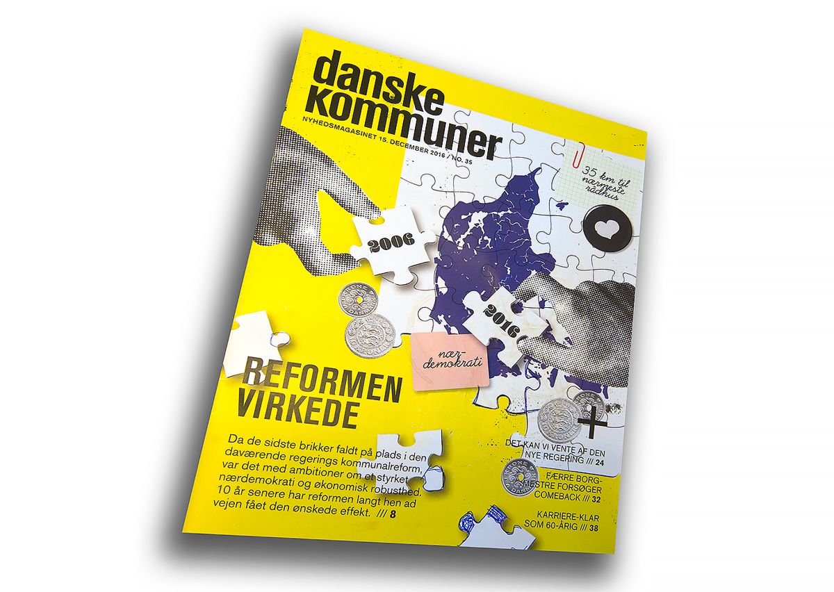 Den danske kommunereformen har økonomisk vært vellykket, ifølge bladet Danske Kommuner.