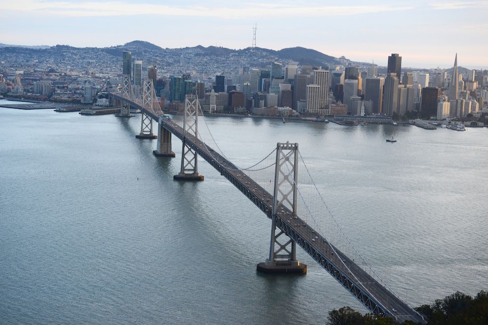 San Francisco og Bay Area i California er en interessant case for bisarre administrative størrelser – Sanners prosjekt blir en lek i sammenlikning, mener Runar Døving. Foto: Colourbox