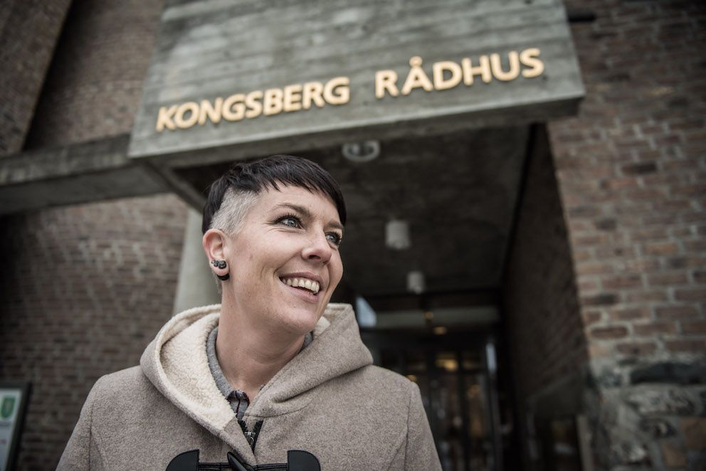 Barnevernsleder Tone Risvoll Kvernes i Kongsberg fikk desidert flest stemmer blant Kommunal Rapports lesere i kåringen av Årets kommuneprofil. Foto: Lisa Rypeng