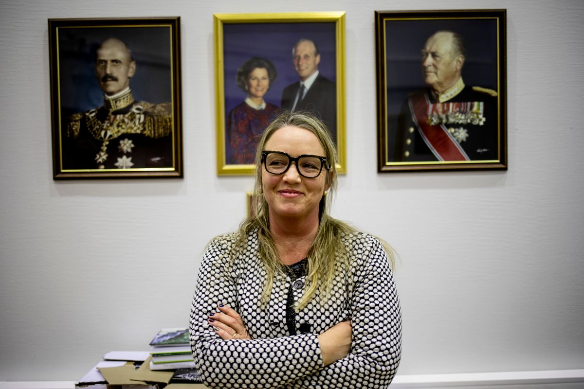 Her er Kirsti Tømmervold fotografert mens hun ennå var ordfører i Klæbu. Etter 14 måneder som kommunedirektør i Vevelstad, sa hun opp.