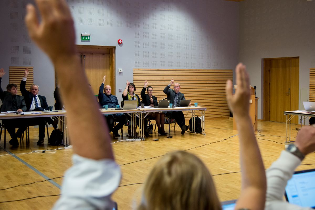 Bruk av majoritetsmakt kan til tider avspeiler en manglende evne til å gå i samskapende dialog. Men det er godt at vi ikke har et krav om enstemmighet i norske formannskap og kommunestyrer, mener skribentene.