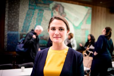 Aps ordførerkandidat Kari Nessa Nordtun får støtte fra 44 prosent i en ny måling, men Høyre og Frp ville fått flertall til sammen dersom den nye målingen hadde vært valgresultatet.