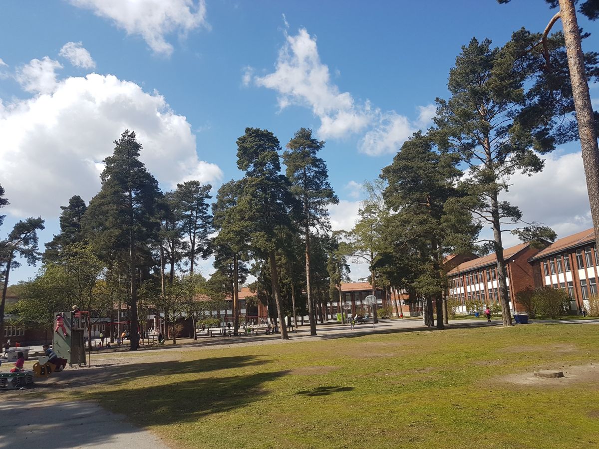 Undervisningen er gjennomført på Bagarmossens skole, som har 769 elever, til tross for et høyt fravær blant lærerne. Skolen har holdt åpent ved at lærerne som er til stede har strukket seg ekstra langt, ifølge rektor Fredrik Samuelsson.