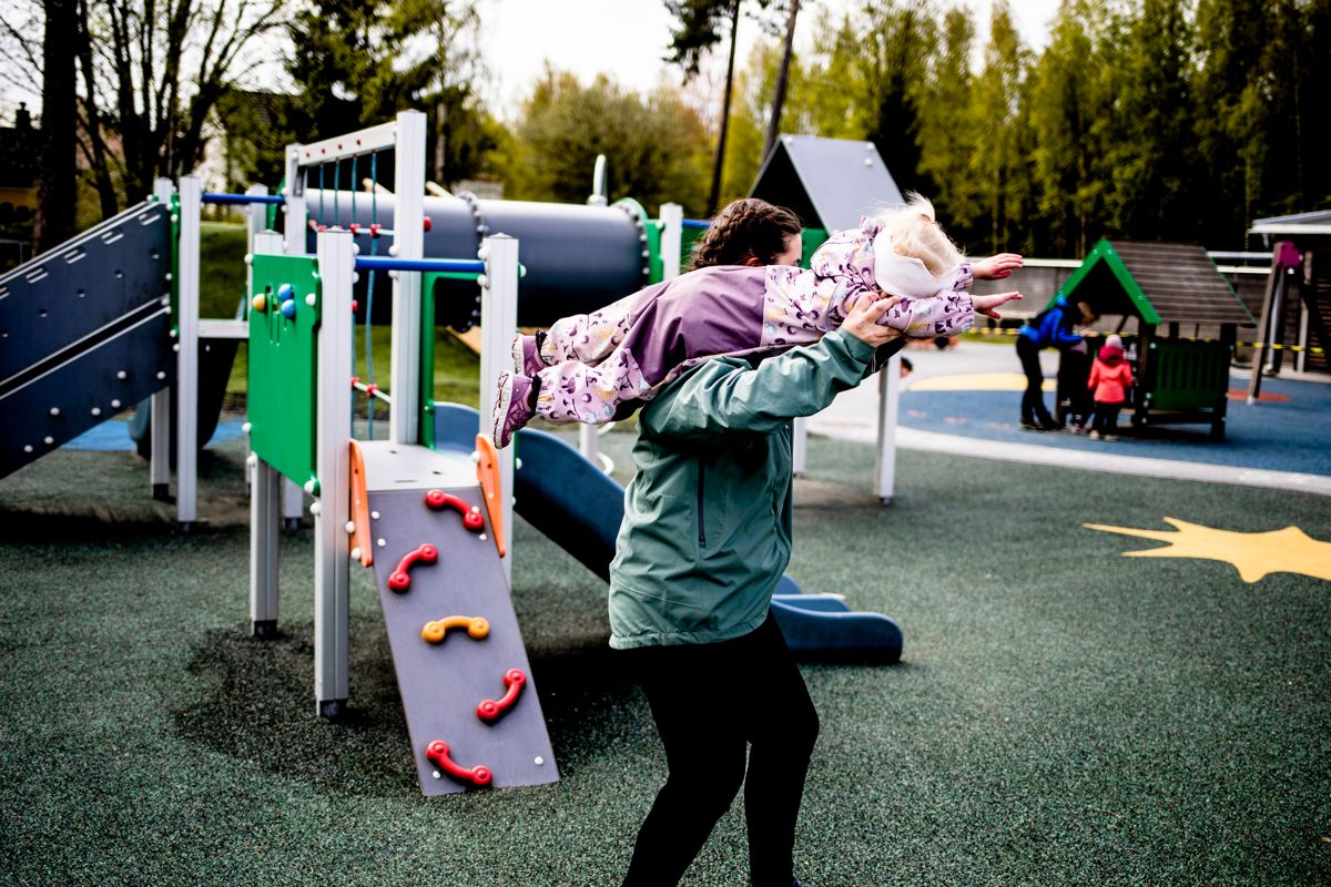 Regjeringen åpner for grønt nivå i barnehager og skoler. Her fra Eventyrstua barnehage i Lørenskog.