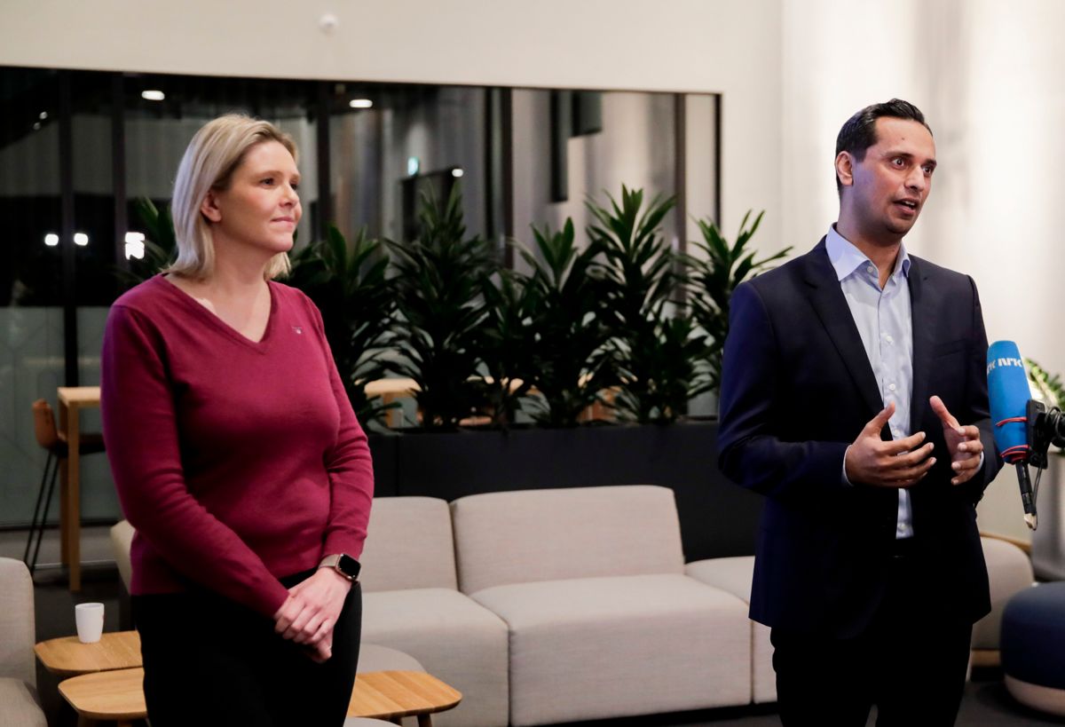 Fremskrittspartiets finanspolitiske talsperson Sylvi Listhaug og finanskomiteens leder Mudassar Kapur (H) er nå enige om salderingen av 2020-budsjettet.