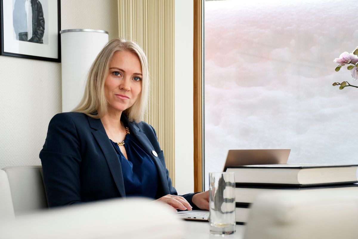 Leder i Sykepleierforbundet; Lill Sverresdatter Larsen.