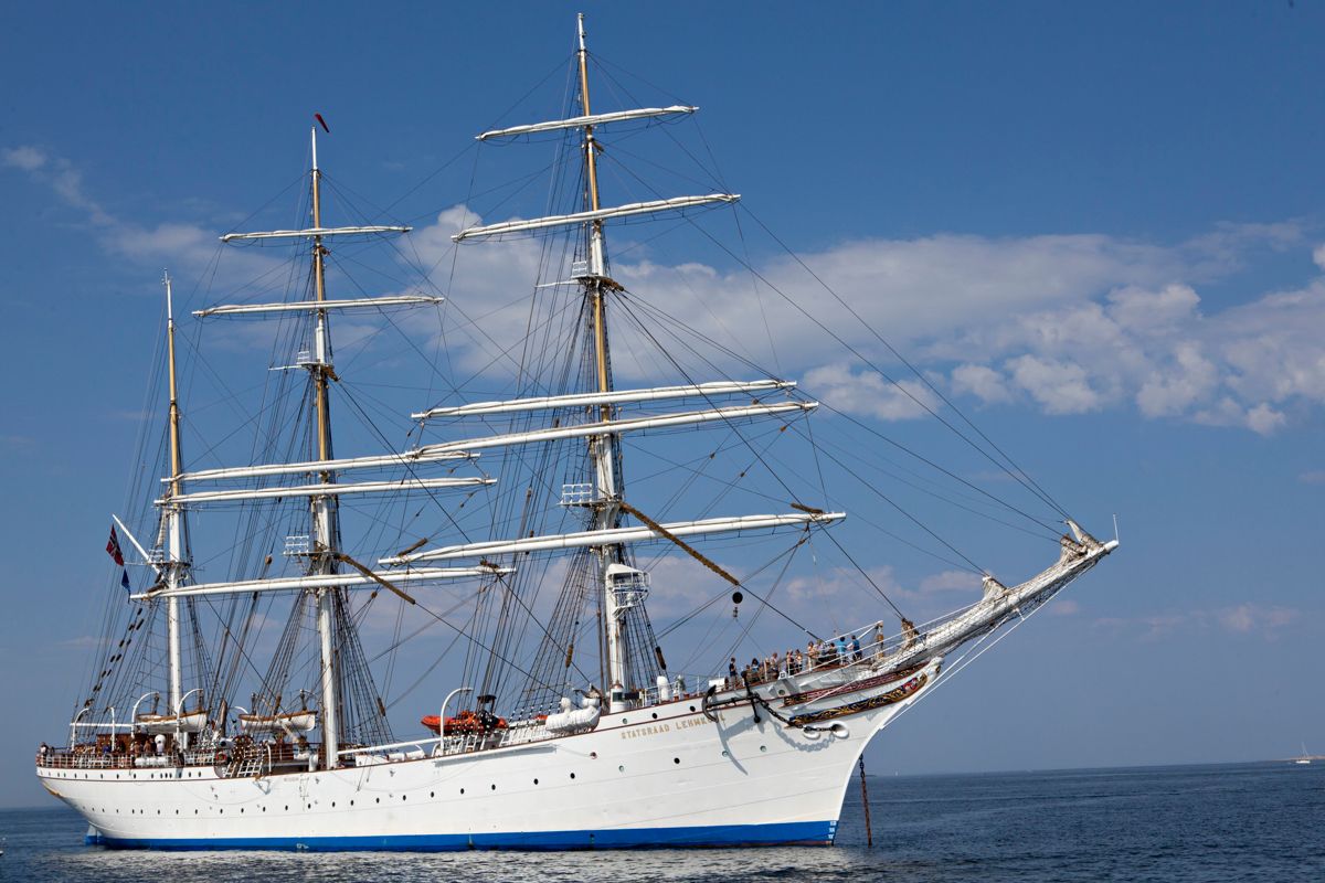 Oslo 20140711. Skuta Statsraad Lehmkuhl er på vei til Kommune-Norge i sommer.