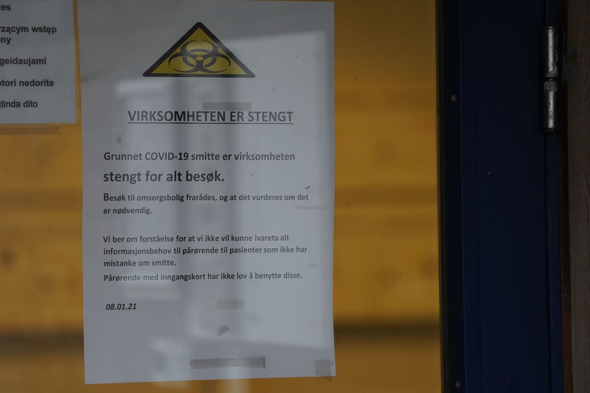 Stengte sykehjem har gjort det vanskelig å gi omsorg, som her ved Langhus bo- og servicesenter i Nordre Follo kommune.