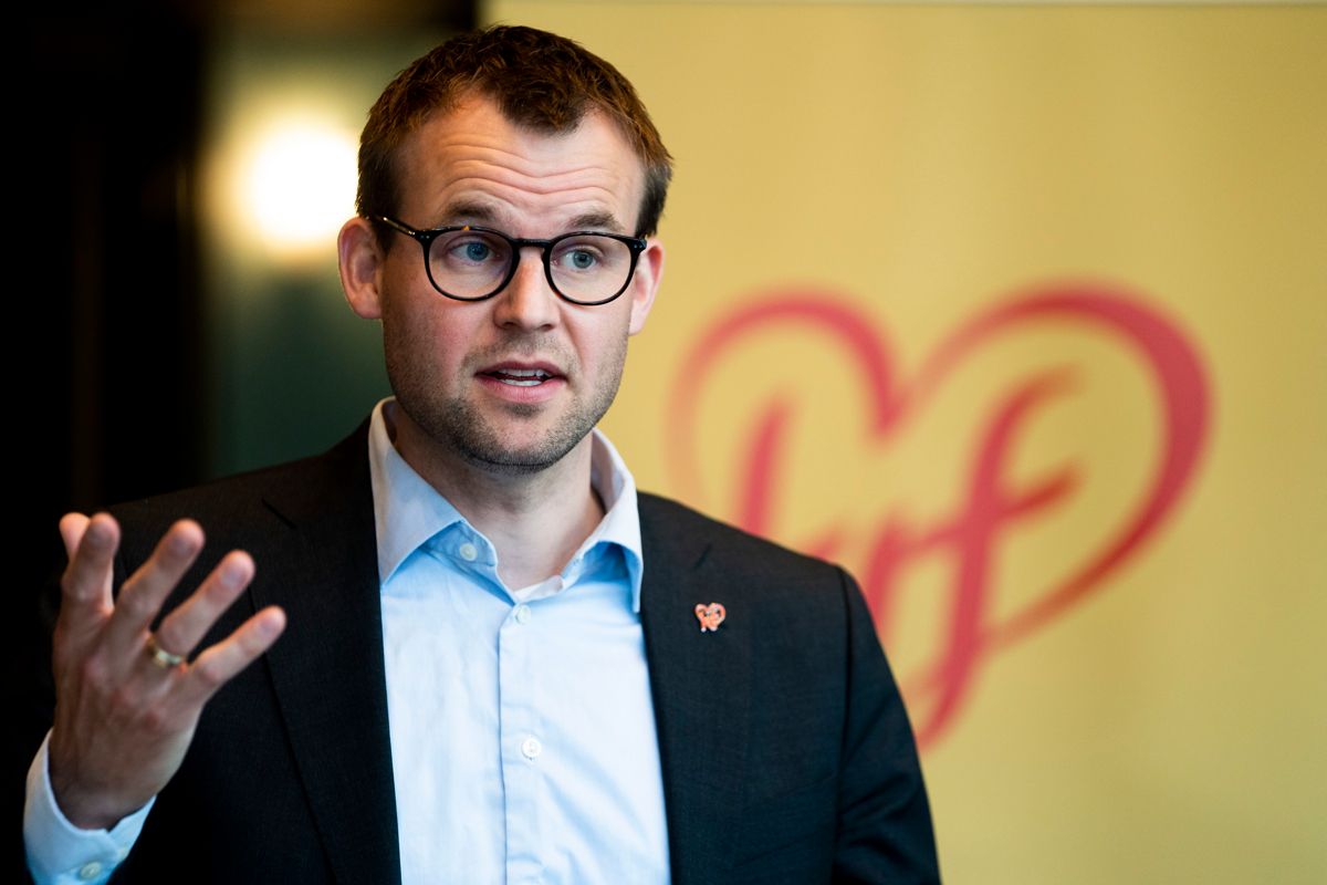 Partileder Kjell Ingolf Ropstad tok til orde for å erstatte arbeidslinjen med familielinjen på KrFs landsmøte i helga.