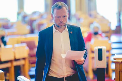 Audun Lysbakken (SV) i Stortinget.