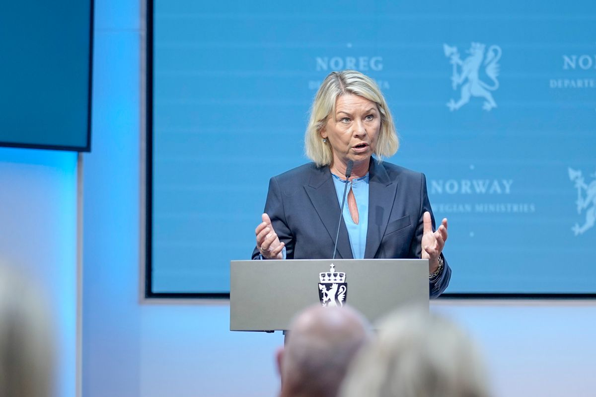 Justisminister Monica Mæland (H).