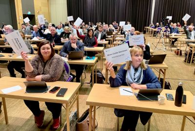 Fylkesting i Innlandet diskuterte onsdag oppløsning av fylkeskommune. Resultatet ble at fylkeskommunen består.