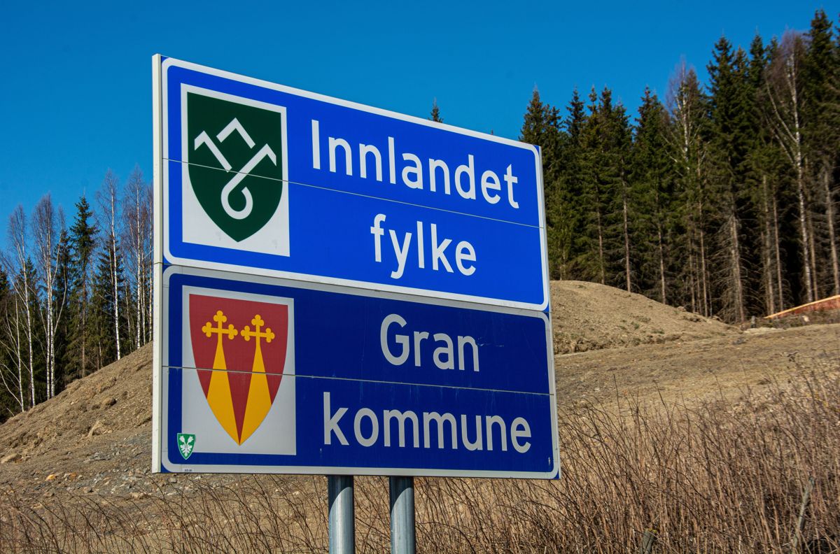 Gran kommune vil bli i Innlandet.