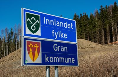 Gran kommune vil bli i Innlandet.