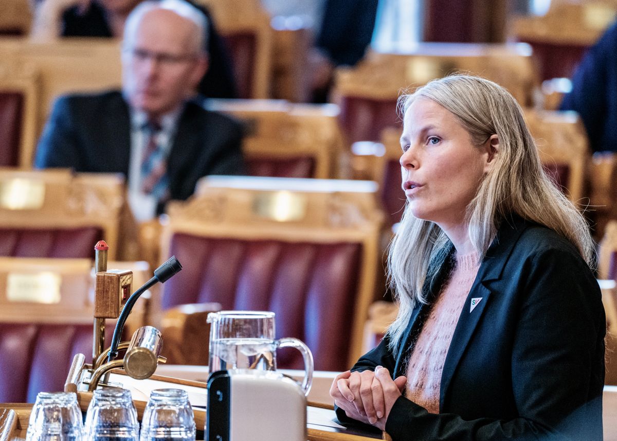 SV-nestleder Kirsti Bergstø, som sitter i arbeids- og sosialkomiteen på Stortinget, kan notere seg en seier når regjeringen nå lovfester at barnetrygd skal holdes utenfor sosialhjelpen.