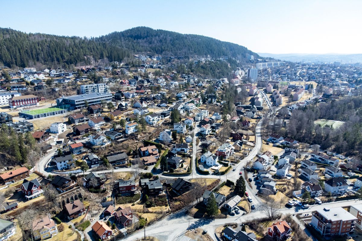 Det varslede byggeforbudet i småhusområder i Oslo er nå vedtatt. Her fra området Grefsen og Kjelsås i Oslo.