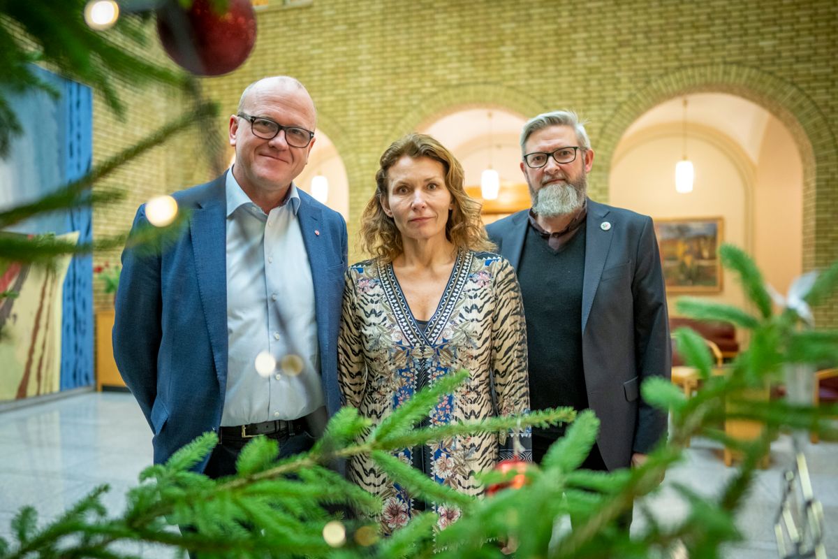 Stortingsrepresentantene Frode Jacobsen (Ap), Kjerstin Wøyen Funderud (Sp) og Cato Ellingsen (SV) er blitt enige om å gi sosialhjelpsmottakere et ekstra bidrag for desember.