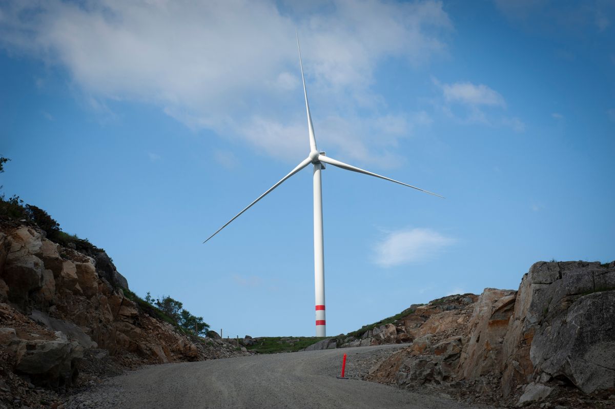 Vindkraft har engasjert Kommunal Rapports lesere aller mest i år. Bildet er fra vindkraftverket i Vardafjell fotografert i juni 2020 mens anlegget ble bygget.