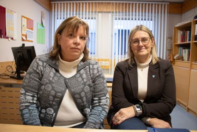 Kommuneoverlege Therese Renaa og kommunalsjef for skole og oppvekst Bente Krogsæter i Sel kjenner på at de ikke strekker til som kommune. – Vi er ikke skodd for omfanget av flyktninger, sier de.