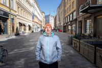 Kevin Drain från Los Angeles har bott i Finland i flera repriser i över tio år. Han ser en stor förändring på Stora Robertsgatan.