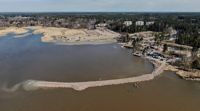 Byggandet har kört i gång på Drottningstrandens mässområde i Lovisa.