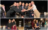 Dansgrupperna Unity och Infinity samt Frida Henriksson och koreografen Mari Stankus.