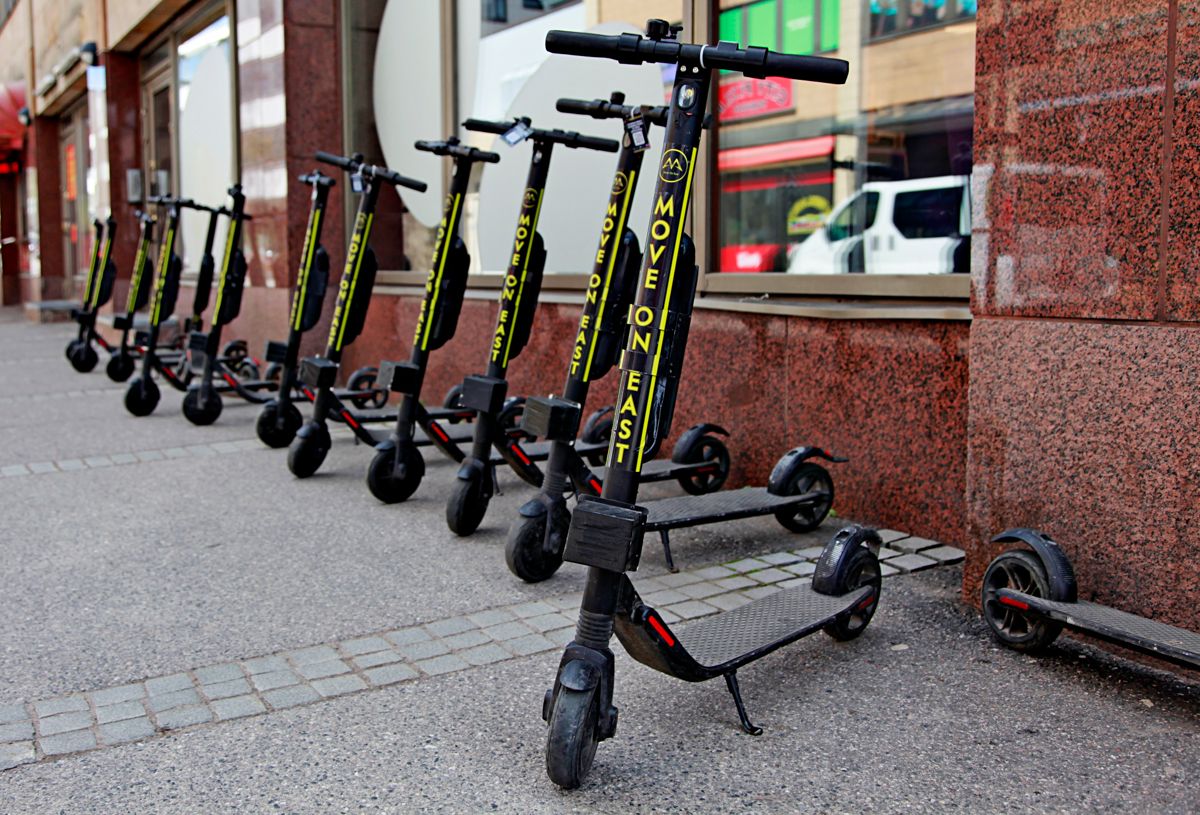 Move On East hyr ut 120 elsparkcyklar i Borgå centrum.