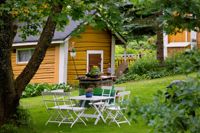 Öppna trädgårdar i Lovisa pågår den 18-19 juni samt den 7 augusti. Bilden är från Engströms trädgård.