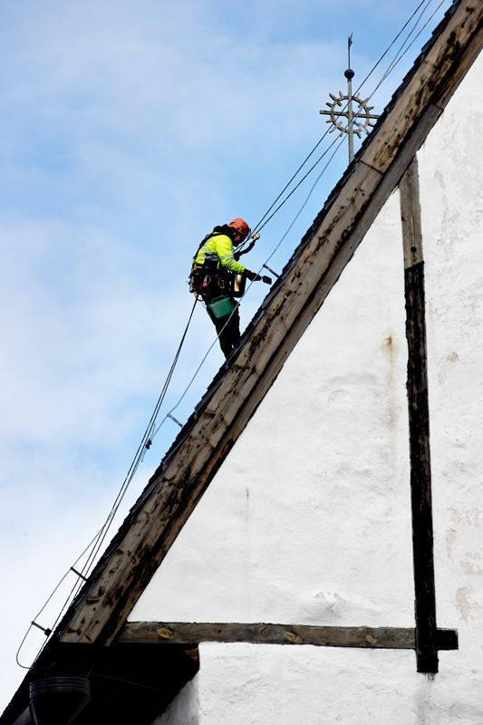 Arbetet blev klart på tisdagen.