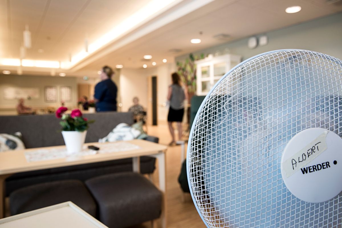 Värmeböljan kan bli olidlig särskilt för äldre personer. Genrebild.