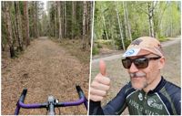Cykelentusiasten Luis Fraille har varit och prövat cykelrutterna inför evenemanget Dirty Sibbo.