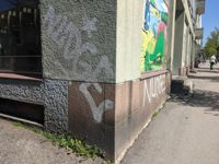 Herr Nudge har varit särskilt flitig vid Mannerheimgatan.