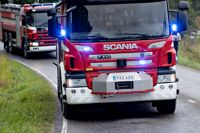 Sammanlagt fyra enheter deltog i släckningsarbetet i Söderkulla.