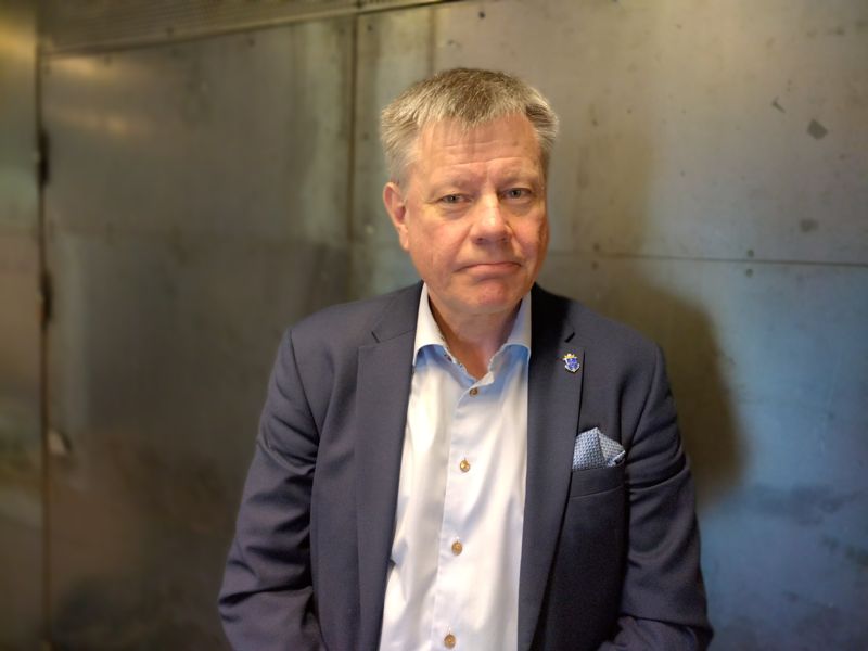 Erik Söderholm säger att Åbo hamn står inför stora förändringar. Den nya passagerarterminalen är bara en del i förnyelsen.