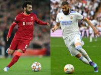 Mohamed Salah har gjort åtta mål på tolv matcher i Champions League. Karim Benzema har nätat hela femton gånger på elva matcher.