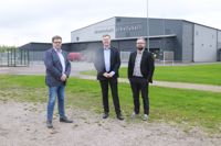 Här borde den nya allaktivitetshallen byggas, om BK:s frontmän Roger Roos, Björn Siggberg och Kim Ahtola fick som de ville. De presenterade sina planer för ett drygt år sedan.